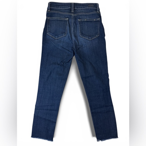 PAIGE Women's Dark Blue Hoxton Ankle Jeans - Picture 5 of 14